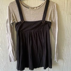 Layered Jumper Shirt